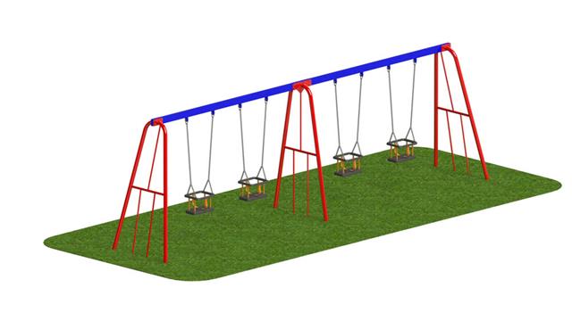 2.0m Steel Swing 3
